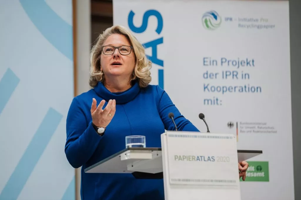 Bundesumweltministerin Svenja Schulze, Foto: BMU/Sascha Hilgers