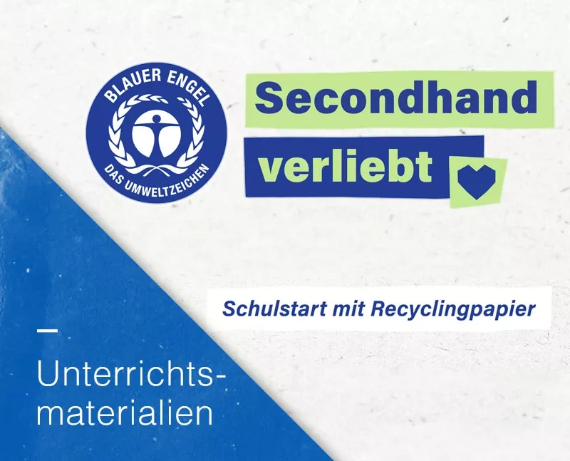 Schulstart Recyclingpapier