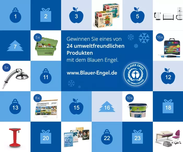 Adventskalender Blauer Engel