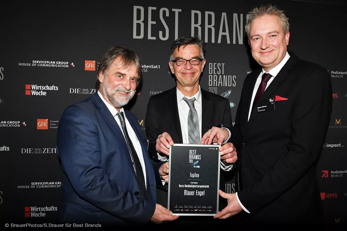 Best Brands Award – Blauer Engel unter den Top 10 