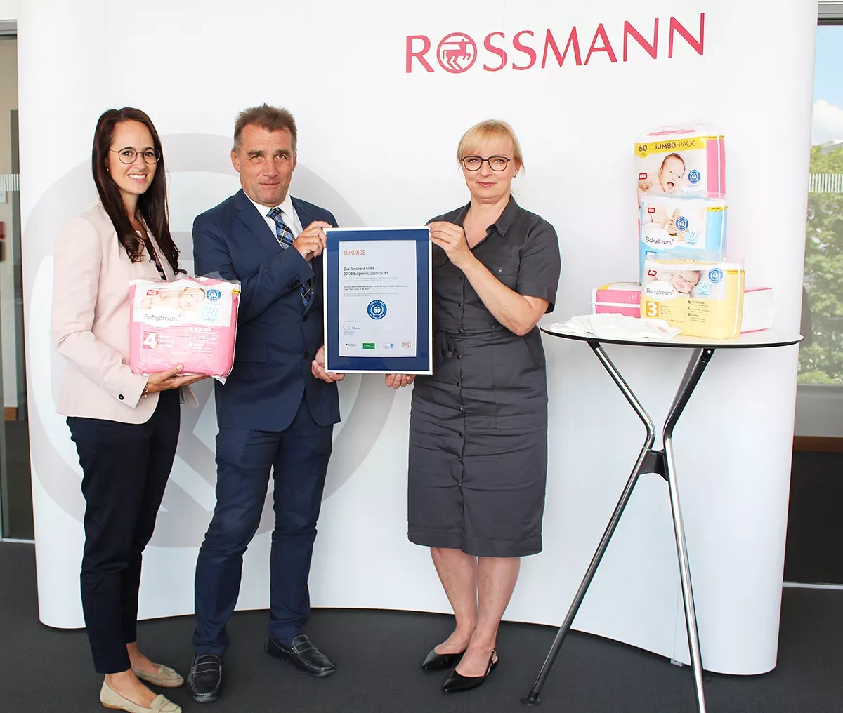Rossmann’s zertifizierte Babywindeln