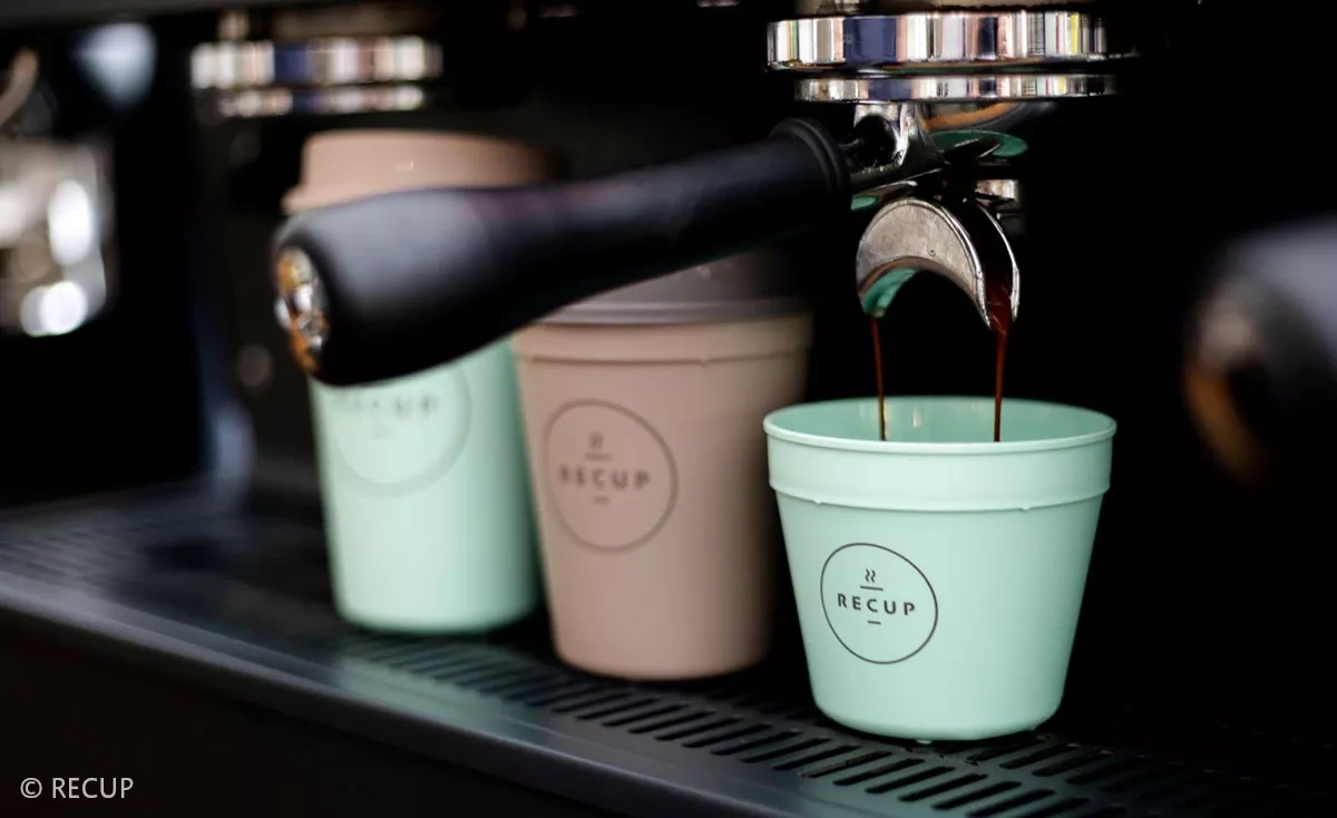 Blauer Engel für RECUP-Mehrwegbecher Blauer Engel für RECUP-Mehrwegbecher