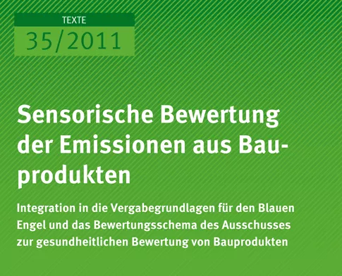 Cover: Hintergrund UBA zu Emissionen aus Bauprodukten