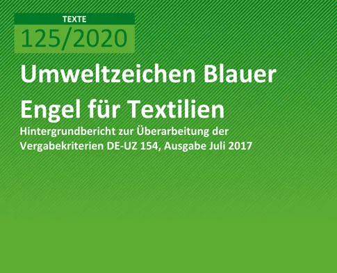Cover: Hintergrund UBA zu Textilien