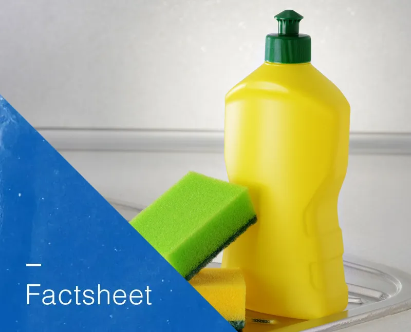 Reinigungsmittel und Schwämme, Factsheet