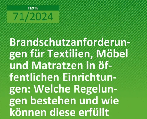Cover zum Abschlussbericht Brandschutzanforderungen