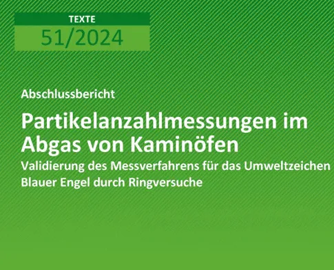 Cover zum Abschlussbericht Partikelanzahlmessungen