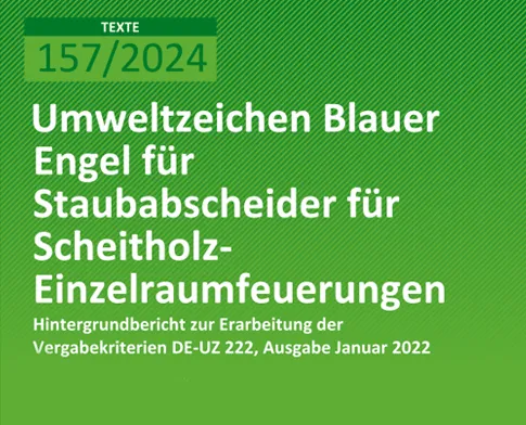 Cover zum Hintergrundbericht Staubabscheider Scheitholz