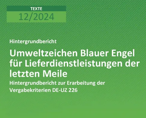 Cover zum Hintergrundbericht Lieferdienstleistungen