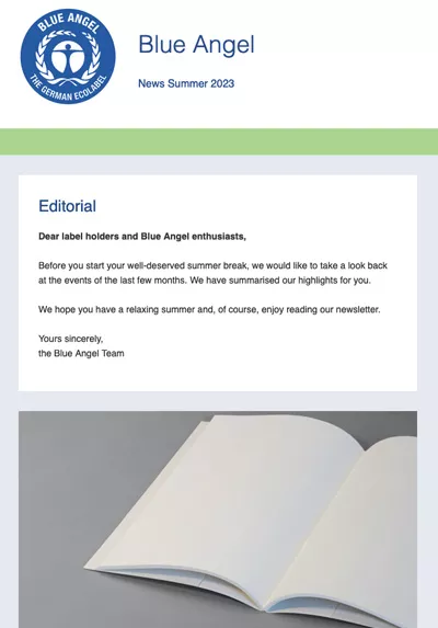 Teaser Newsletter English Summer