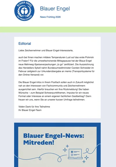 Vorschaubild für den Newsletter