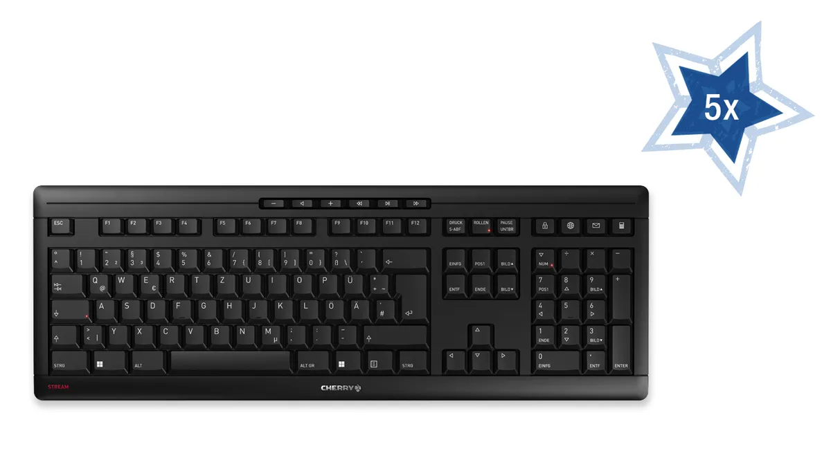 schwarze Tastatur