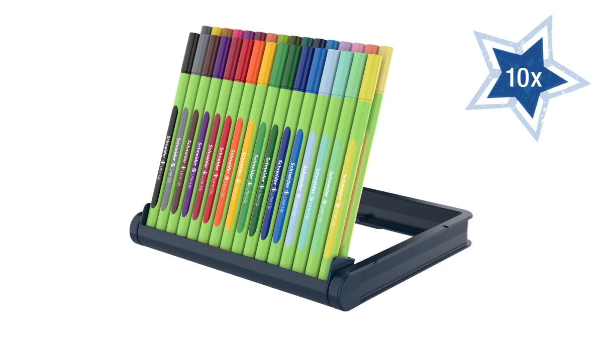 Große Sammlung von bunten Finelinern