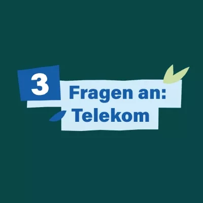 Vorschaubild für das Videointerview: 3 Fragen an Telekom