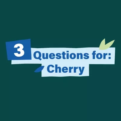 Preview image for the video interview: 3 Questions for Cherry