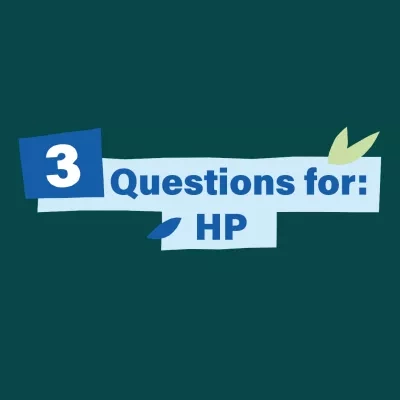 Preview image for the video interview: 3 Questions for HP