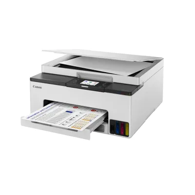 Weißer Drucker mit Kopier und Druckerversion